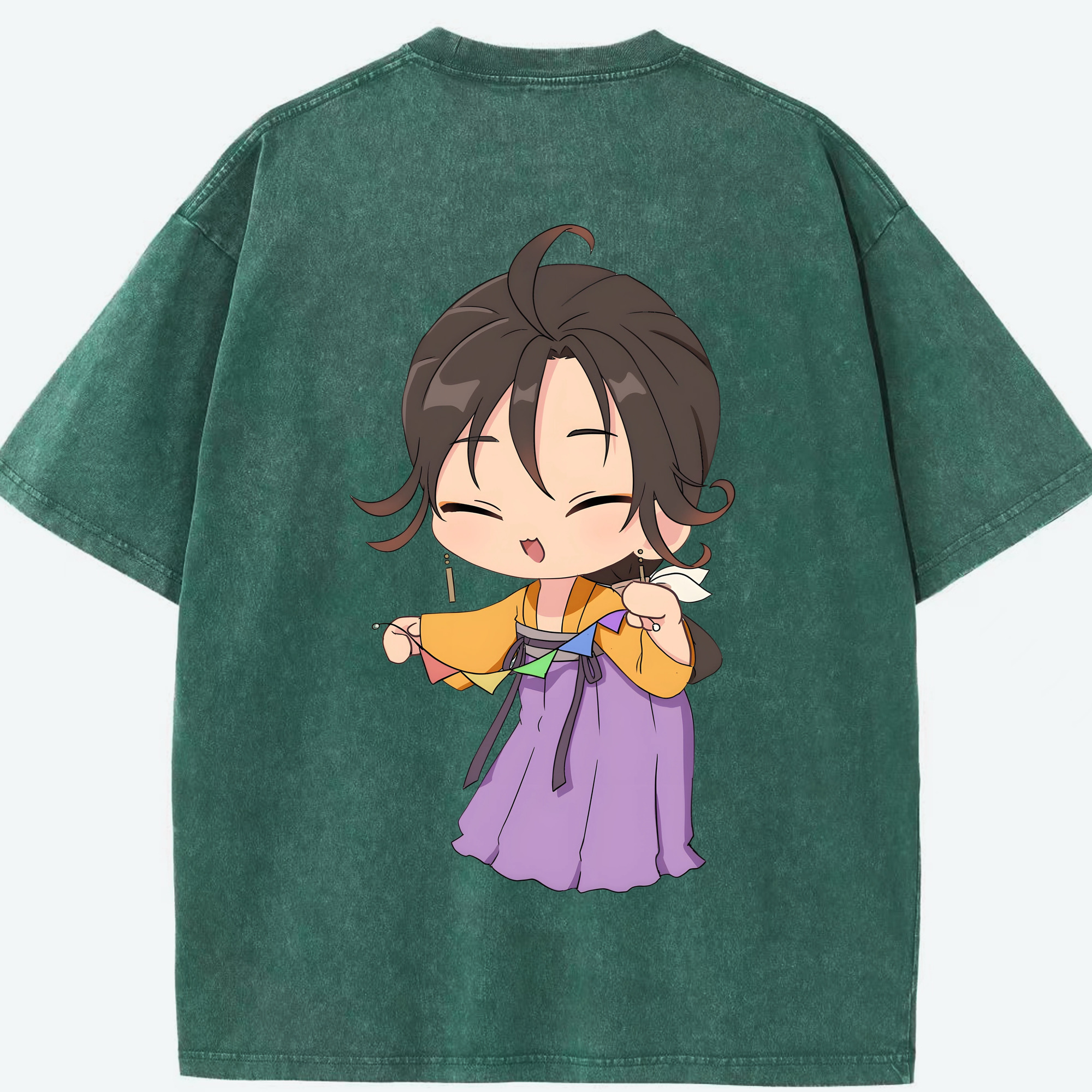 （画像用） 薬屋のひとりごと The Apothecary Diaries 綿100% ヴィンテージ風 半袖Tシャツ（背面プリント）